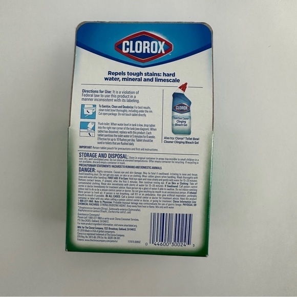 NWT Clorox Bleach Tablets, 2 boxes, 4 Tabs total - Picture 7 of 7